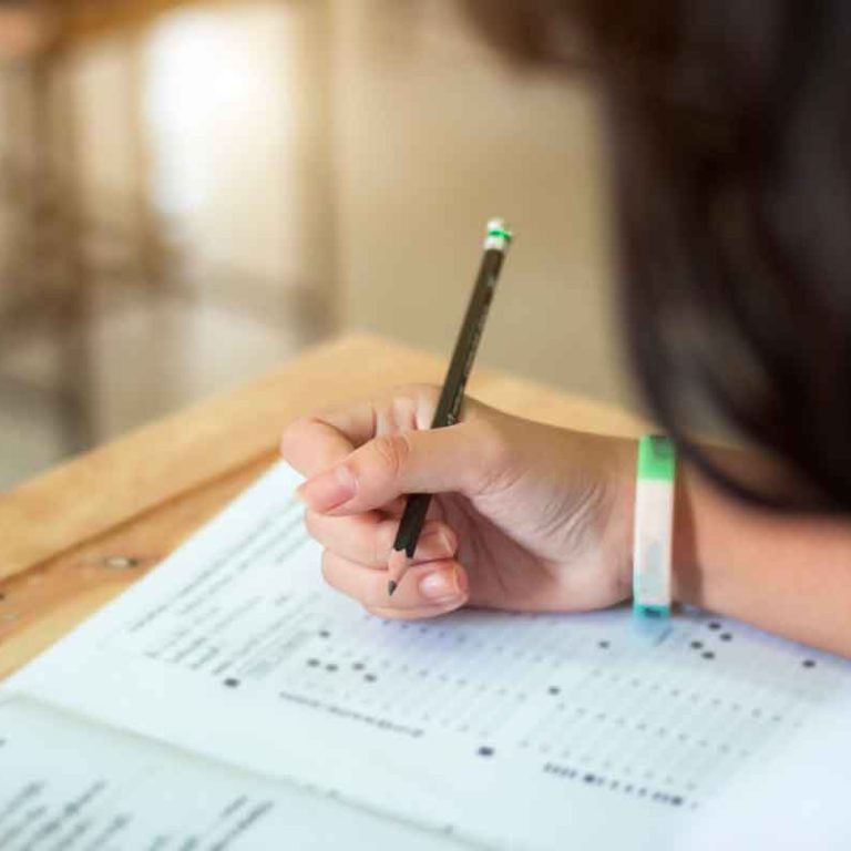 students-uniform-are-doing-test-classroom